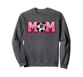 Soccer Mom Coquette Bow Game Day Mama Sweatshirt - Unique Graphic Unisex