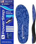 PowerStep Original Insoles - Arch Pain Relief Orthotics for Tight Shoes - Foot Support for Plantar Fasciitis, Mild Pronation and Foot & Arch Pain - Shoe Inserts for All, Made in USA (M 5-5.5, F 7-7.5)