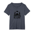 Soccer Coach Soccer Is Life Rest Is T-Shirt - Trendy Graphic for Adults