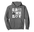 Soccer Game Day Coquette Bow Funny Soccer Hoodie - Trendy Graphic Unisex