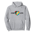 One Love Soccer Football Lgbtq Hoodie - Fun Novelty Design for Adults