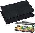 15 x 30 x 0.2 Inches Aquarium Leveling Mat 2PCS/Set Neoprene Non-Slip Shockproof Fish Tank Pad Waterproof Textured Surface for Uneven Surfaces Durable Fish Tank Mat with Easy-Cut Edges