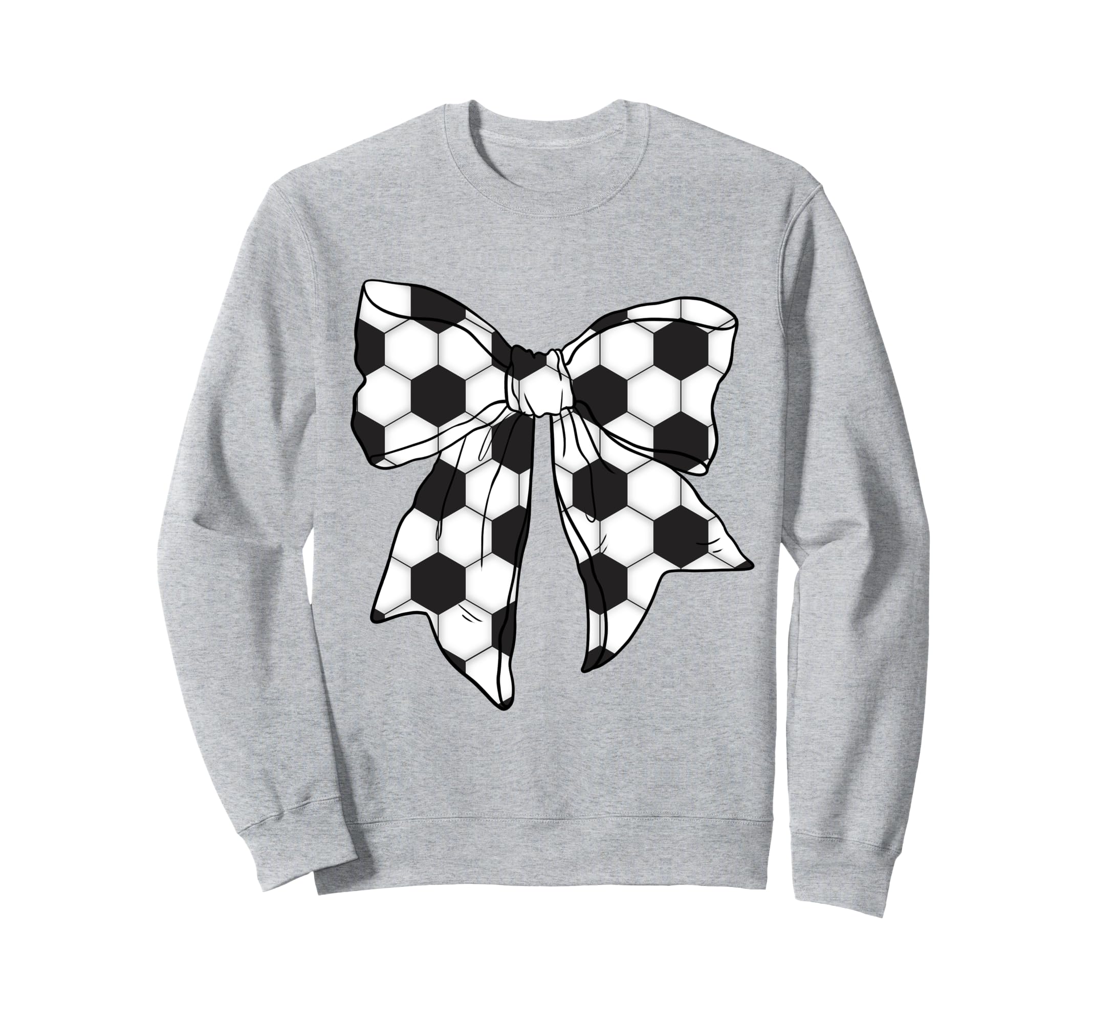 Coquette Soccer Bow Sports Sweatshirt - Casual Everyday Wear for Adults
