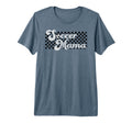 Soccer Mama Soccer Mom Checkered T-Shirt - Streetwear Style Men Women