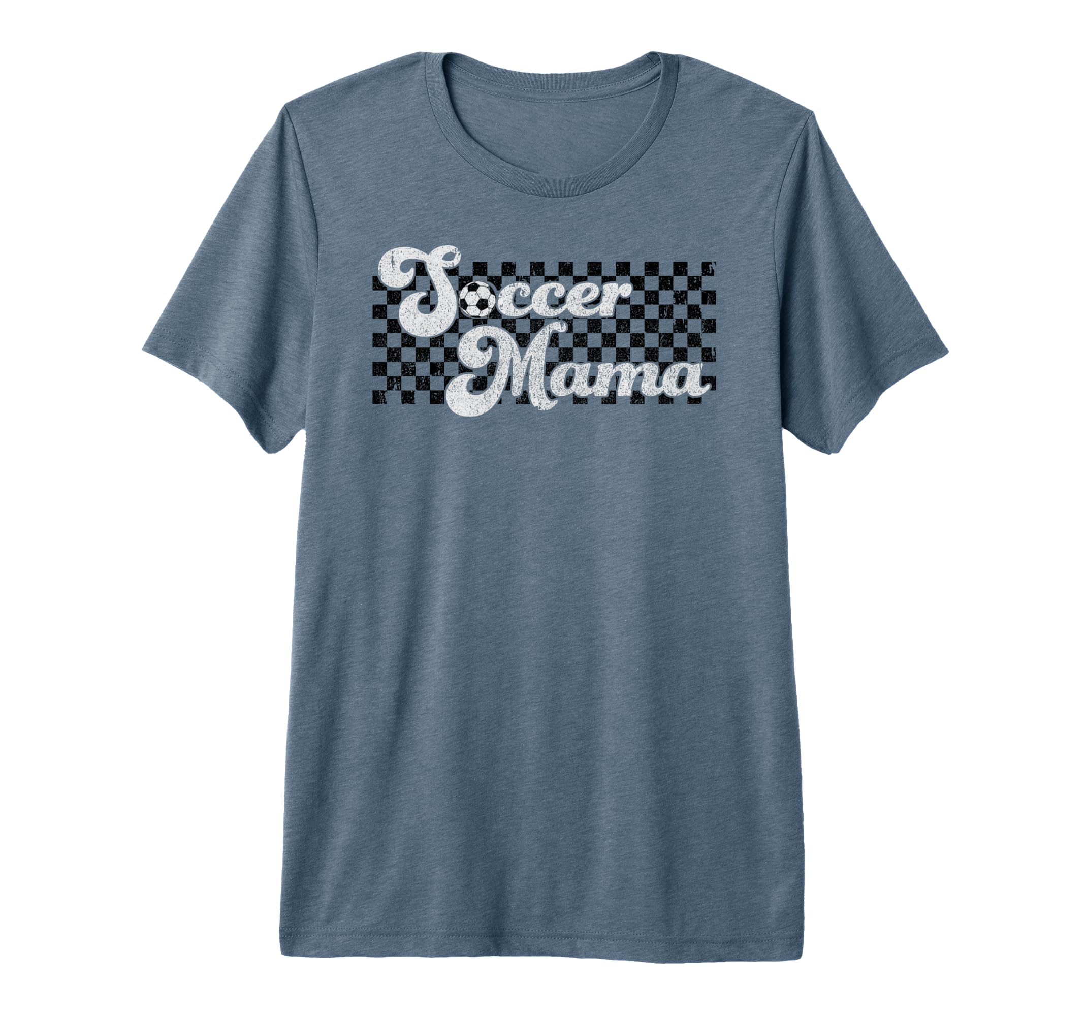 Soccer Mama Soccer Mom Checkered T-Shirt - Streetwear Style Men Women