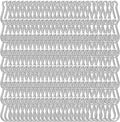 100PCS M8 Spring Snap Hook Carabiner, 3" x 5/16" Heavy Duty Galvanized Steel Carabiner Clips, 470LBS Capacity Spring Quick Links Clips for Camping Hiking Hammock Swing and Outdoor Activities