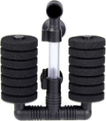 AQUANEAT 1 Pack Double Bio Sponge Filter, for Fry, Betta, Shrimp, Nano, Aquarium Fish Tank (Small up to 20Gal)