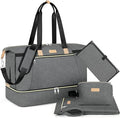 ITIEZY Diaper Bag Tote for Baby - Large Mommy Bag with Portable Changing Pad Pacifier Case, Hospital Bags Travel Baby Bag