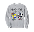 Volleyball Soccer Funny He Loves Me Sweatshirt - Aesthetic Graphic Unisex