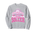Now Im Down Bad Crying Gym Funny Soccer Sweatshirt - Unique Graphic Unisex