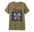 Soccer Mama Coquette Bow Aesthetic T-Shirt - Casual Everyday Wear Unisex