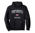 Portsmouth England Athletic Sports Hoodie - Casual Everyday Wear Men Women