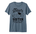 2027 Senior Soccer Sister Proud T-Shirt - Aesthetic Graphic for Adults