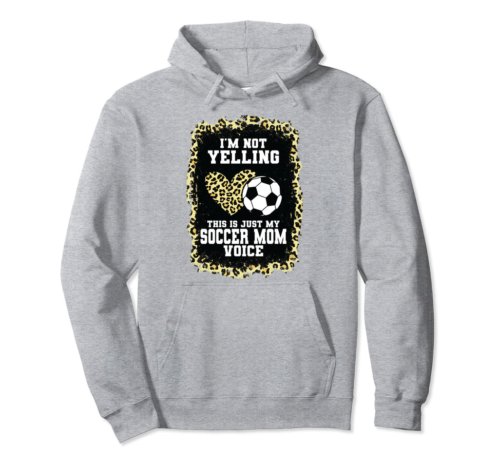 My Soccer Mom Voice Heart Soccer Mom Hoodie - Streetwear Style Unisex
