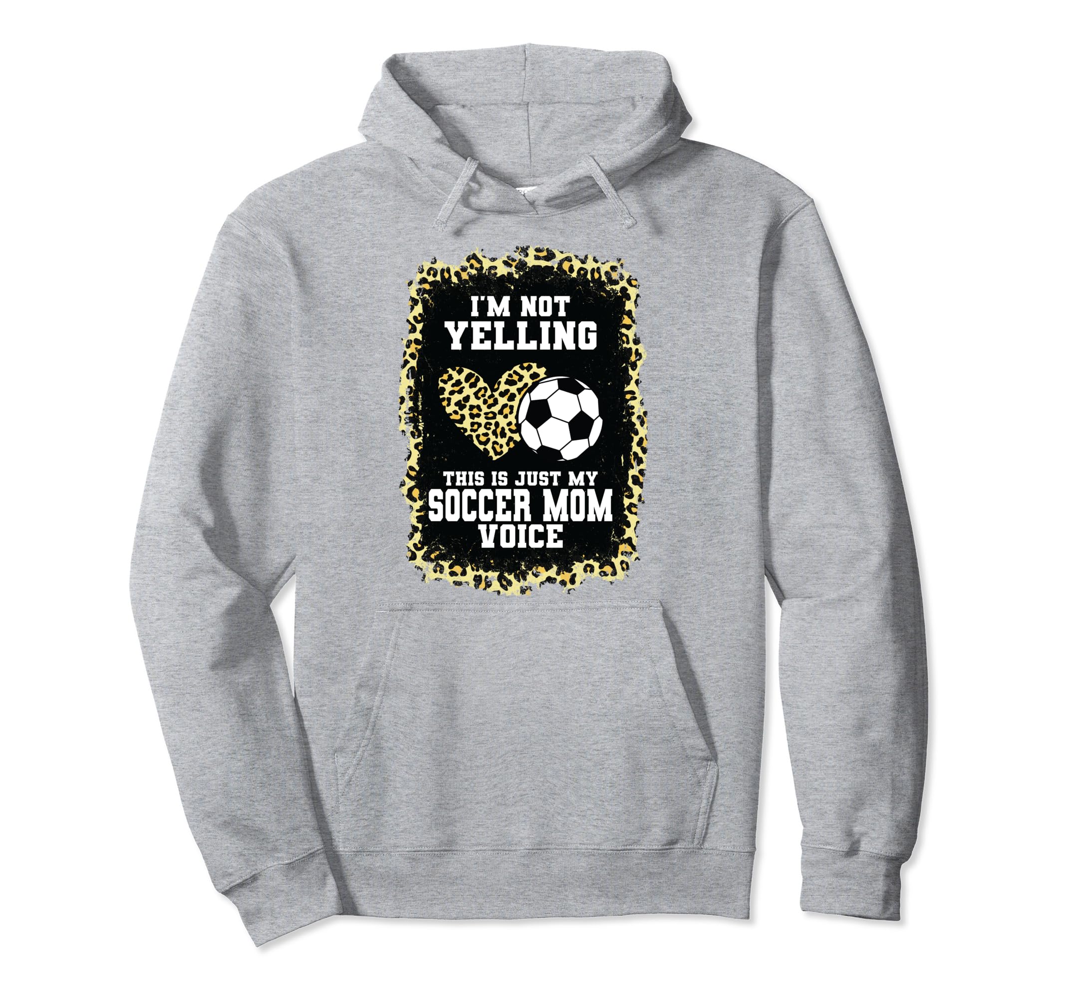 My Soccer Mom Voice Heart Soccer Mom Hoodie - Streetwear Style Unisex