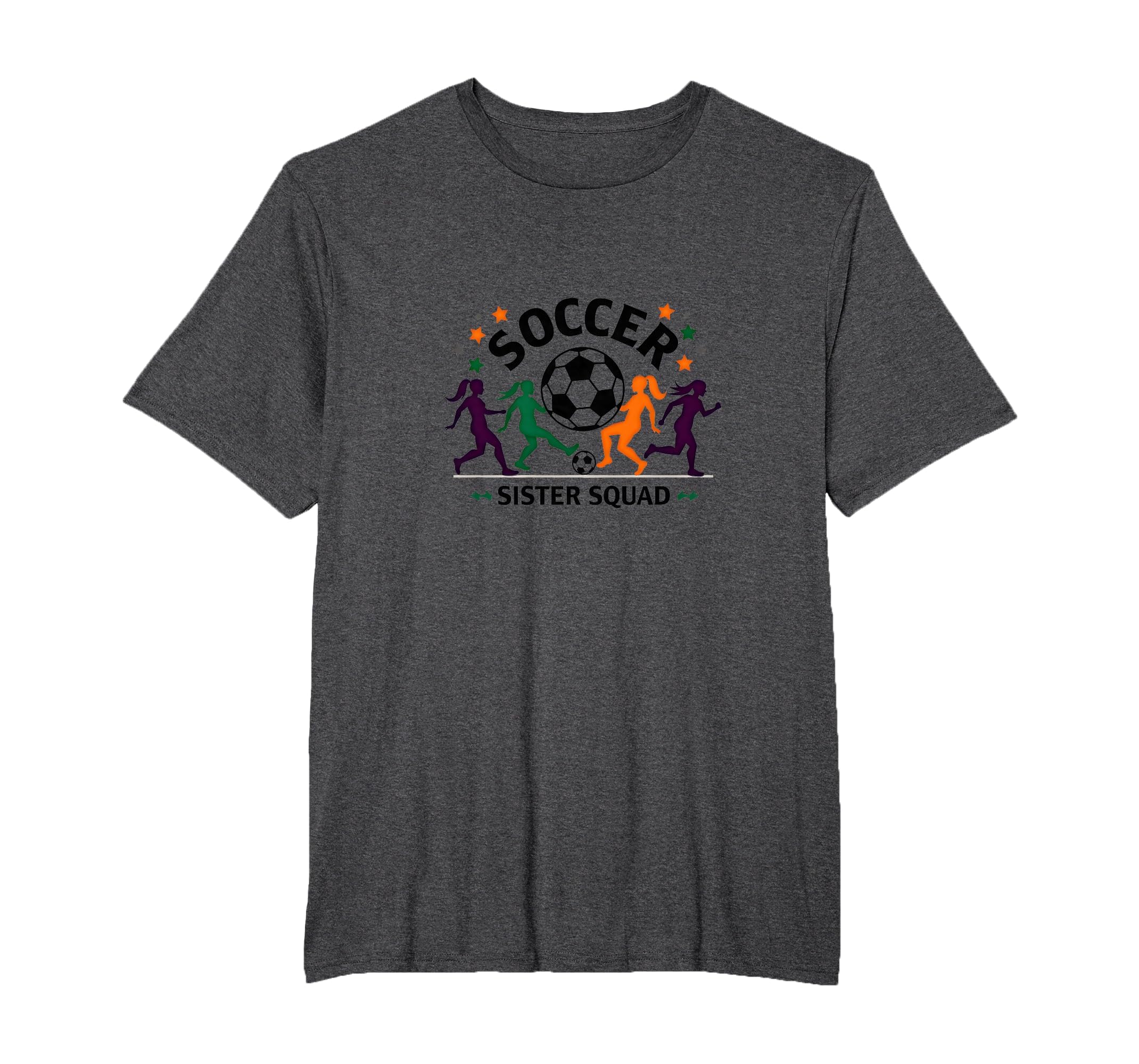 Soccer Sister Squad Team Spirit T-Shirt - Novelty Apparel for Adults