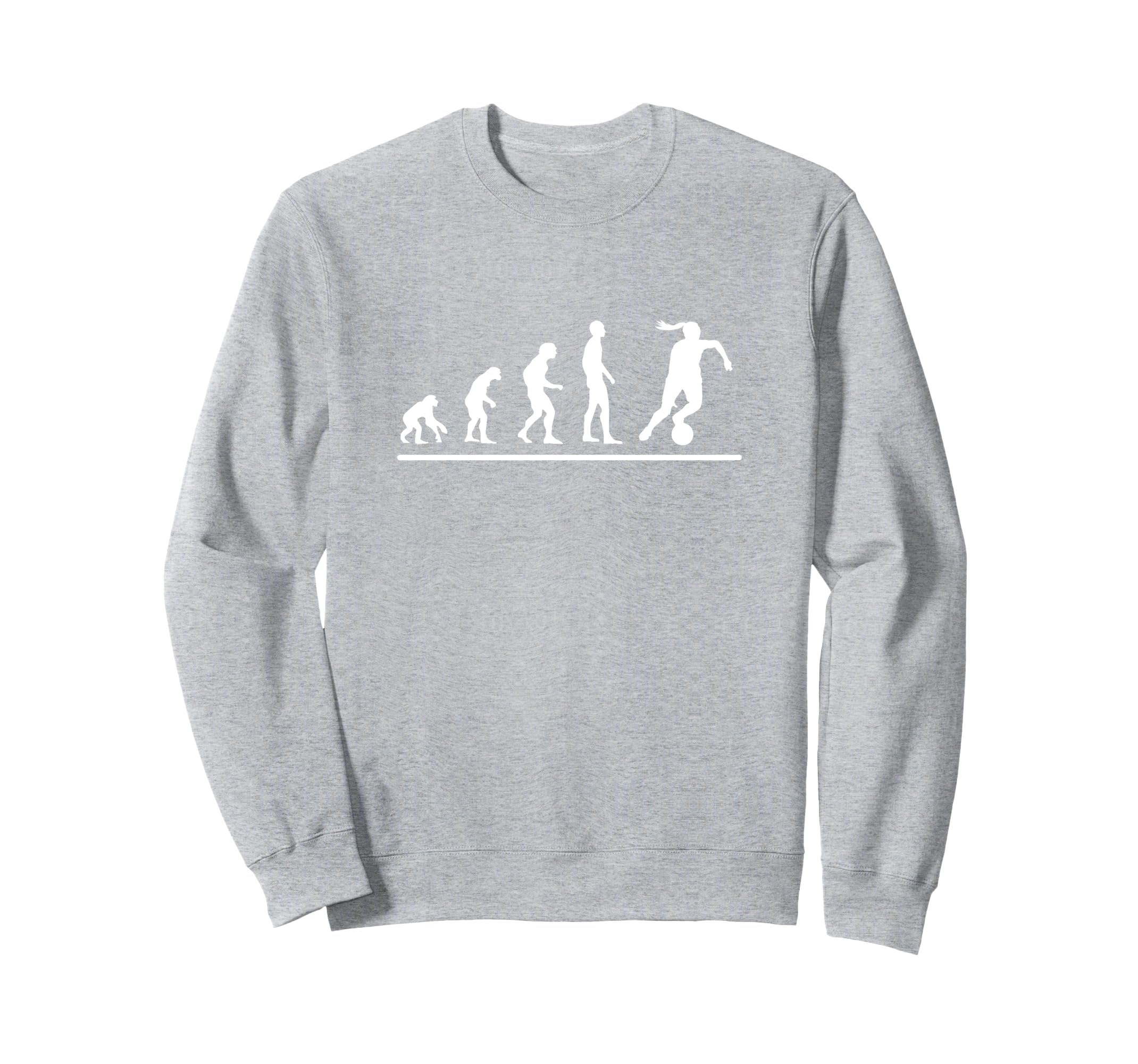 Soccer Player Evolution Funny Soccer Sweatshirt - Trendy Graphic Men Women