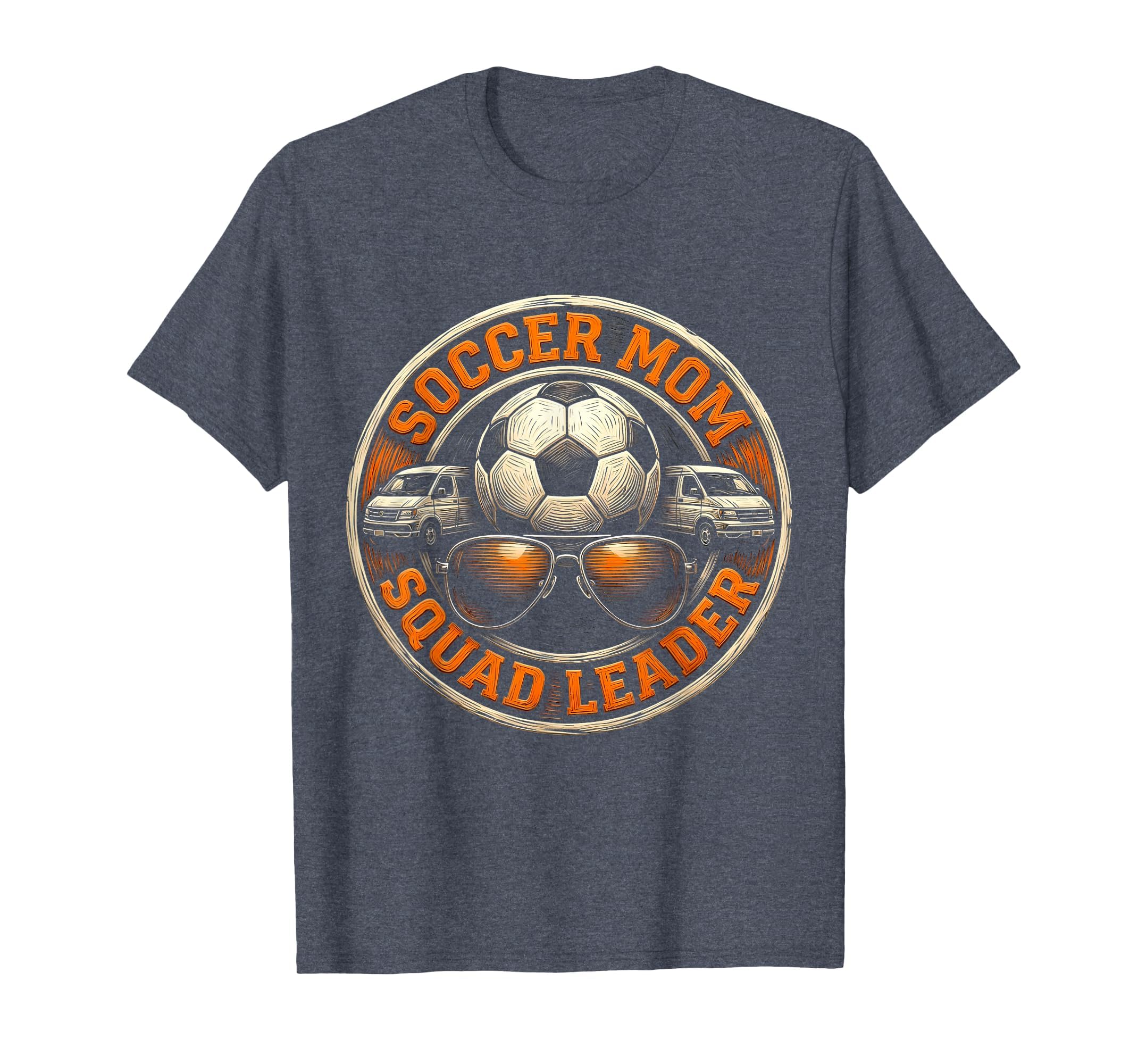 Soccer Mom Squad Leader Funny T-Shirt - Fun Novelty Design Unisex
