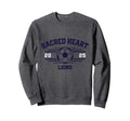 Sacred Heart Lions Soccer Ball 2025 Sweatshirt - Novelty Apparel for Adults