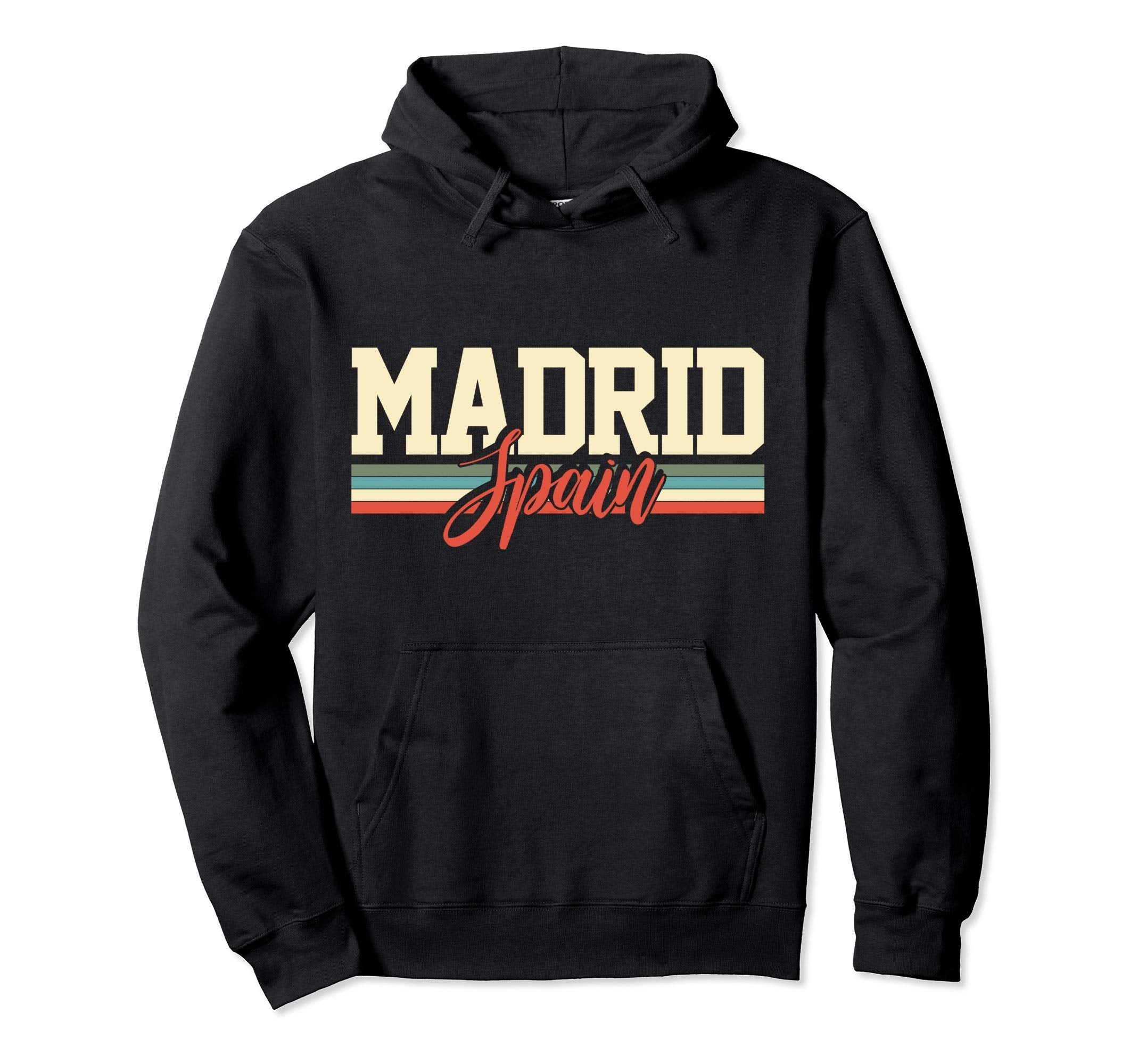 Madrid Spain Gift Hoodie - Casual Everyday Wear Men Women