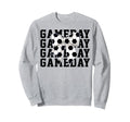 Soccer Lover Coquette Bow Game Day Sweatshirt - Trendy Graphic Unisex