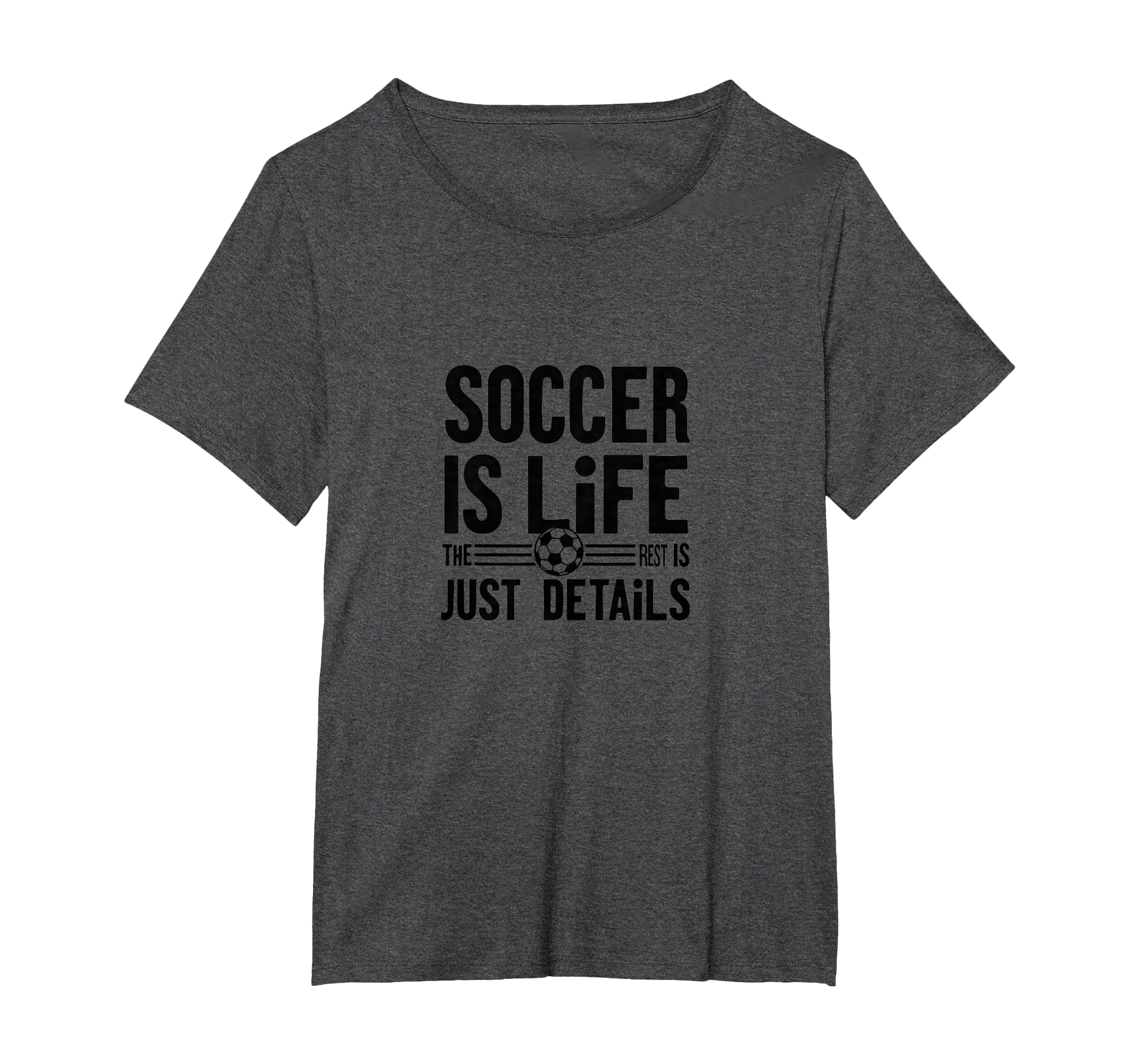 Soccer Is Life Soccer Dads Sporty T-Shirt - Custom Art Print for Adults