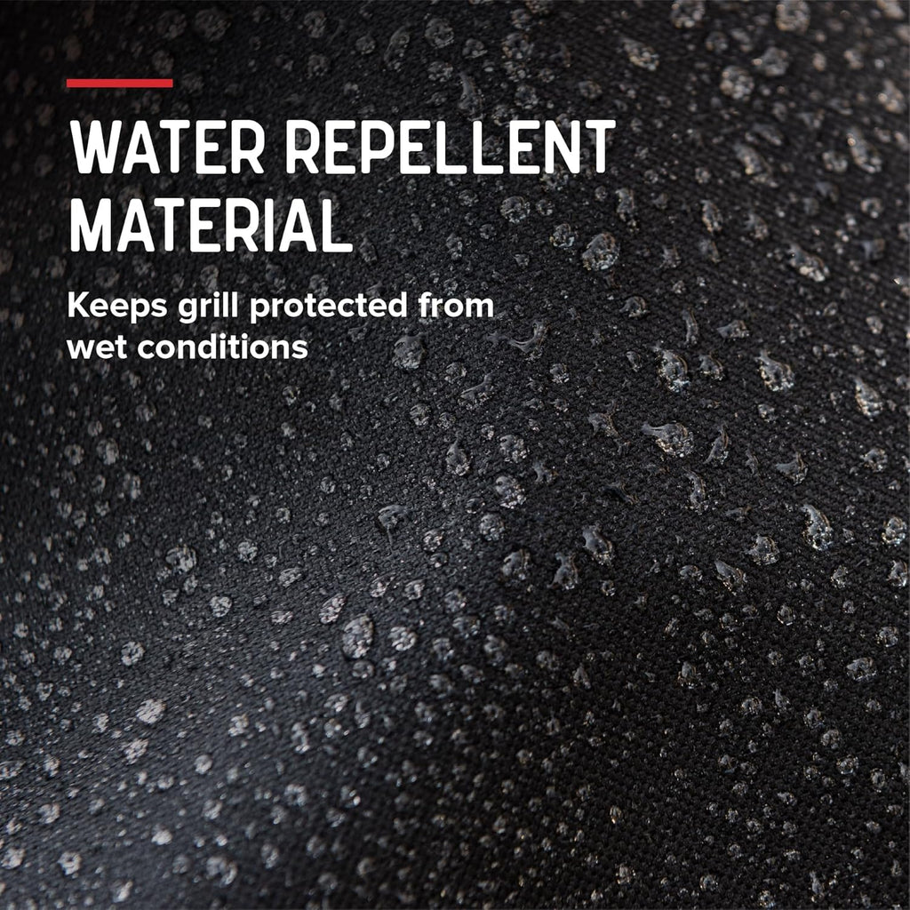 Nexgrill Premium 56" Gas Grill Cover, Water-Resistant Heavy Duty Polyester, Adjustable Straps, Built-in Pouch, Designed for 720-1012, 720-0925 and Standard 3 & 4-Burner BBQ Grills - 700-20143