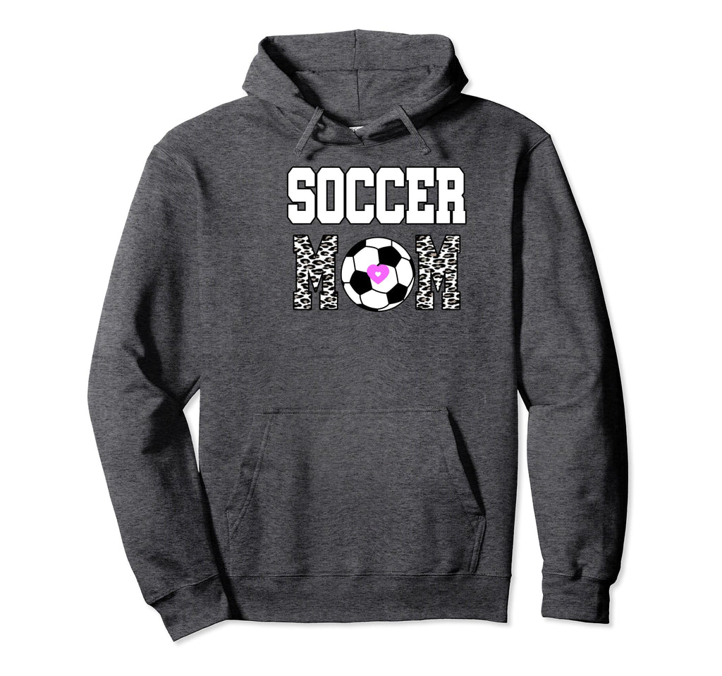 Soccer Mom Leopard Funny Soccer Mom Hoodie - Streetwear Style Unisex