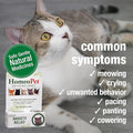 HomeoPet Feline Anxiety Relief, Natural Stress and Anxiety Support, Anxiety Supplement for Cats, 15 Milliliters