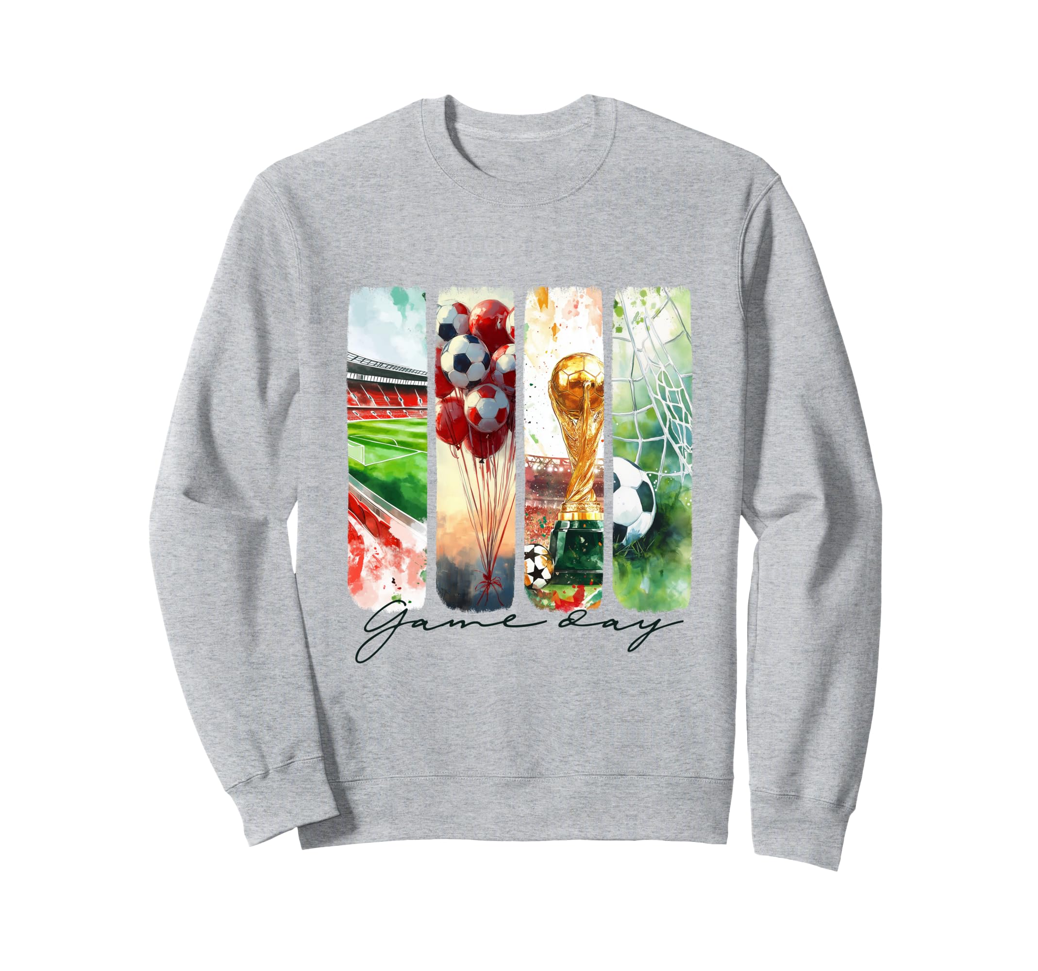 Game Day Soccer Ball Sports Coquette Sweatshirt - Streetwear Style Unisex