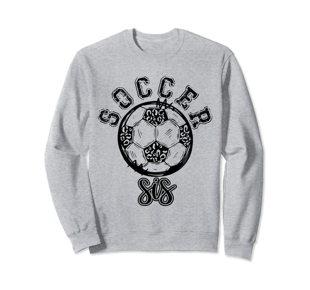 Soccer Sis Leopard Cheetah Trendy Sweatshirt - Minimalist Print Unisex