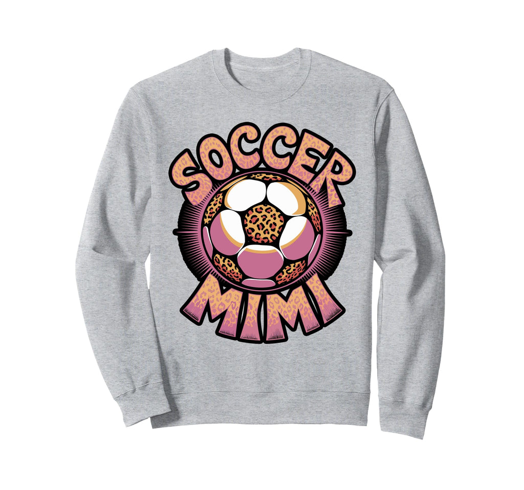 Soccer Mimi Leopard Sweatshirt - Trendy Graphic Unisex