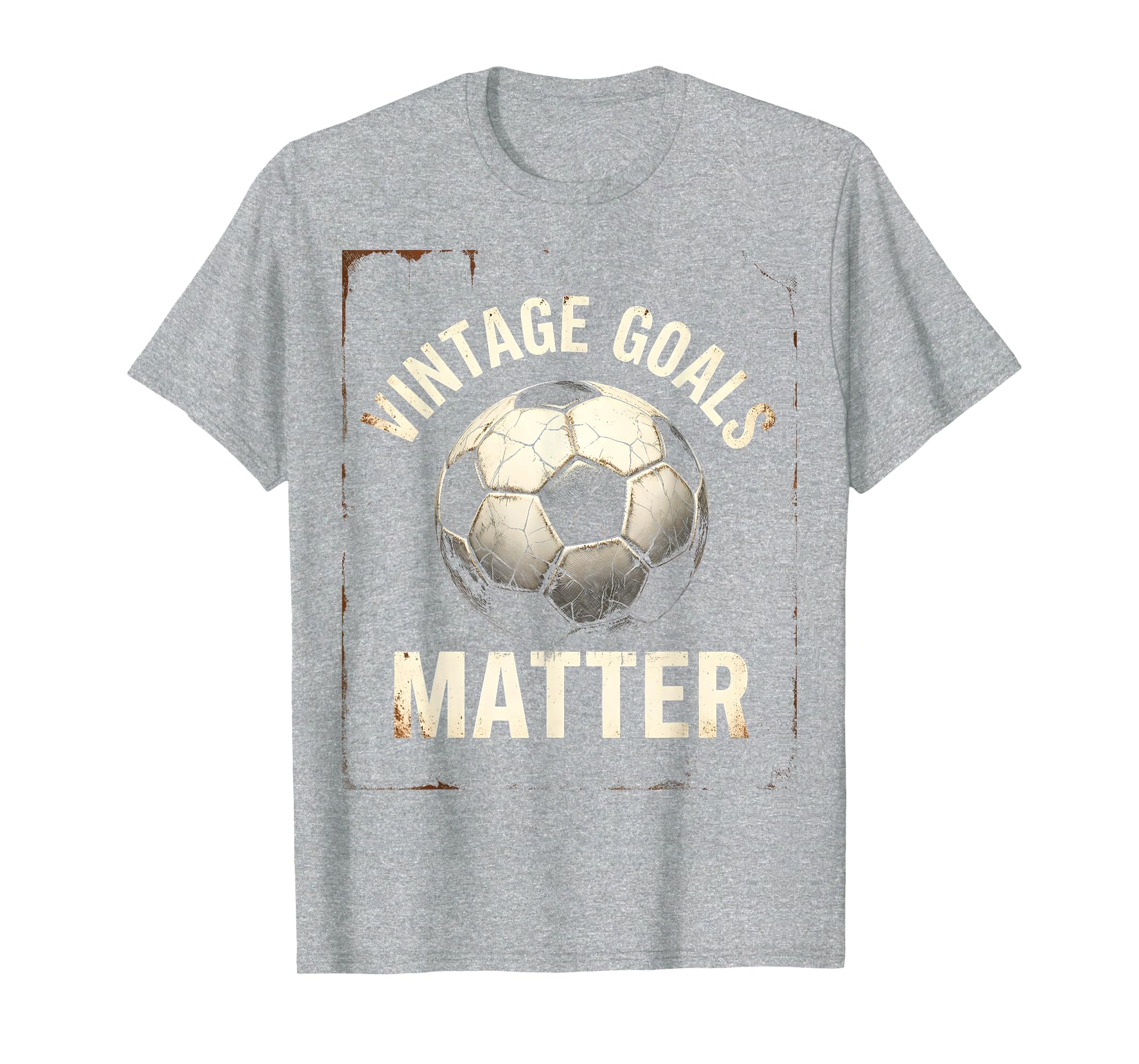Goals Matter Soccer Ball T-Shirt - Unique Graphic for Adults