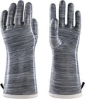 wahoo Liquid Silicone Smoker Oven Gloves, Food-Contact Grade, Heat Resistant Gloves for Cooking, Grilling, Baking, Grey, Medium