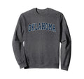 Oklahoma Ok Sports Navy Sweatshirt - Minimalist Print Unisex