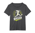 Born To Play Soccer Womens Inspirational T-Shirt - Minimalist Print Unisex