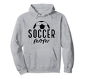 Soccer Mom Life Player Coach Mommy Hoodie - Unique Graphic for Adults