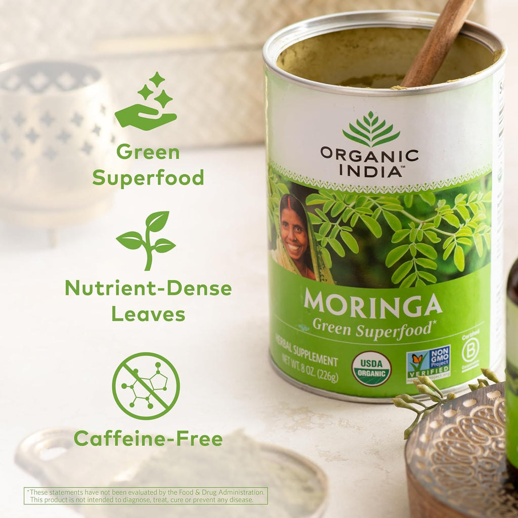 Organic India Moringa Leaf Powder (8 Oz.)