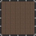 VICLLAX Shade Fabric Sun Shade Cloth with Every 2 FT Grommets for Patio Garden Pergola Cover Canopy 6x8 FT, Mocha