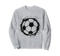 Soccer Player Ball Sports Sweatshirt - Graphic Print Unisex