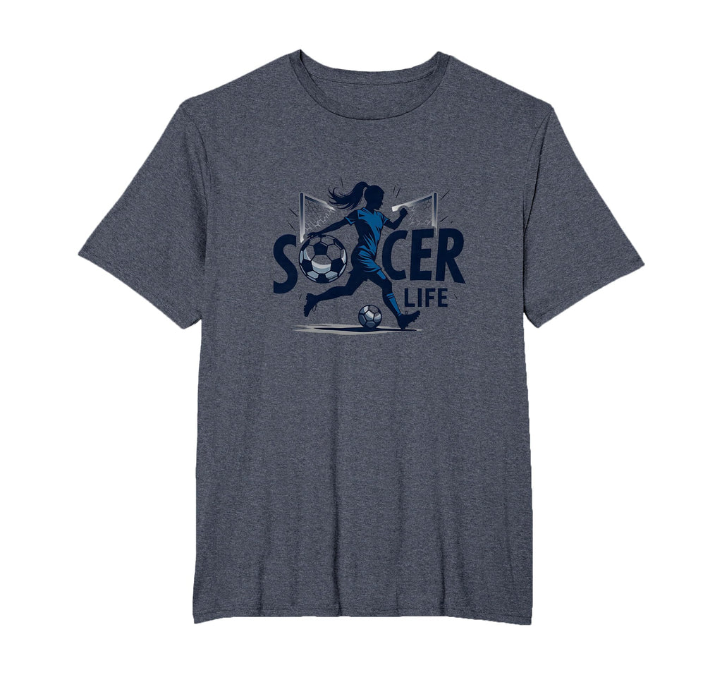 Soccer Is Life Womens Passion T-Shirt - Streetwear Style Men Women
