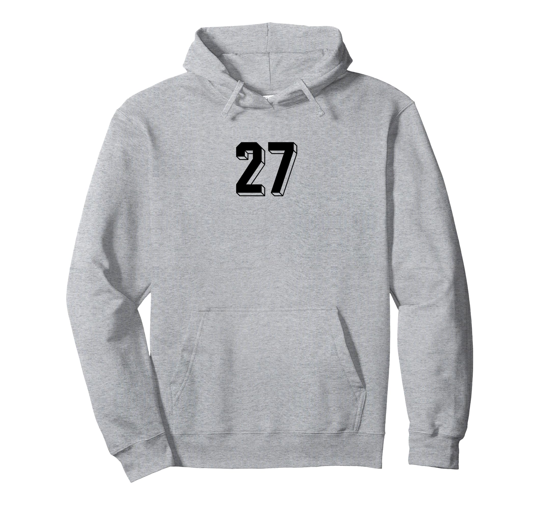 Number 27 80S 90S Soccer Team Hoodie - Casual Everyday Wear Men Women