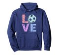 Soccer Love Valentine Mom Cleats Game Hoodie - Aesthetic Graphic Unisex