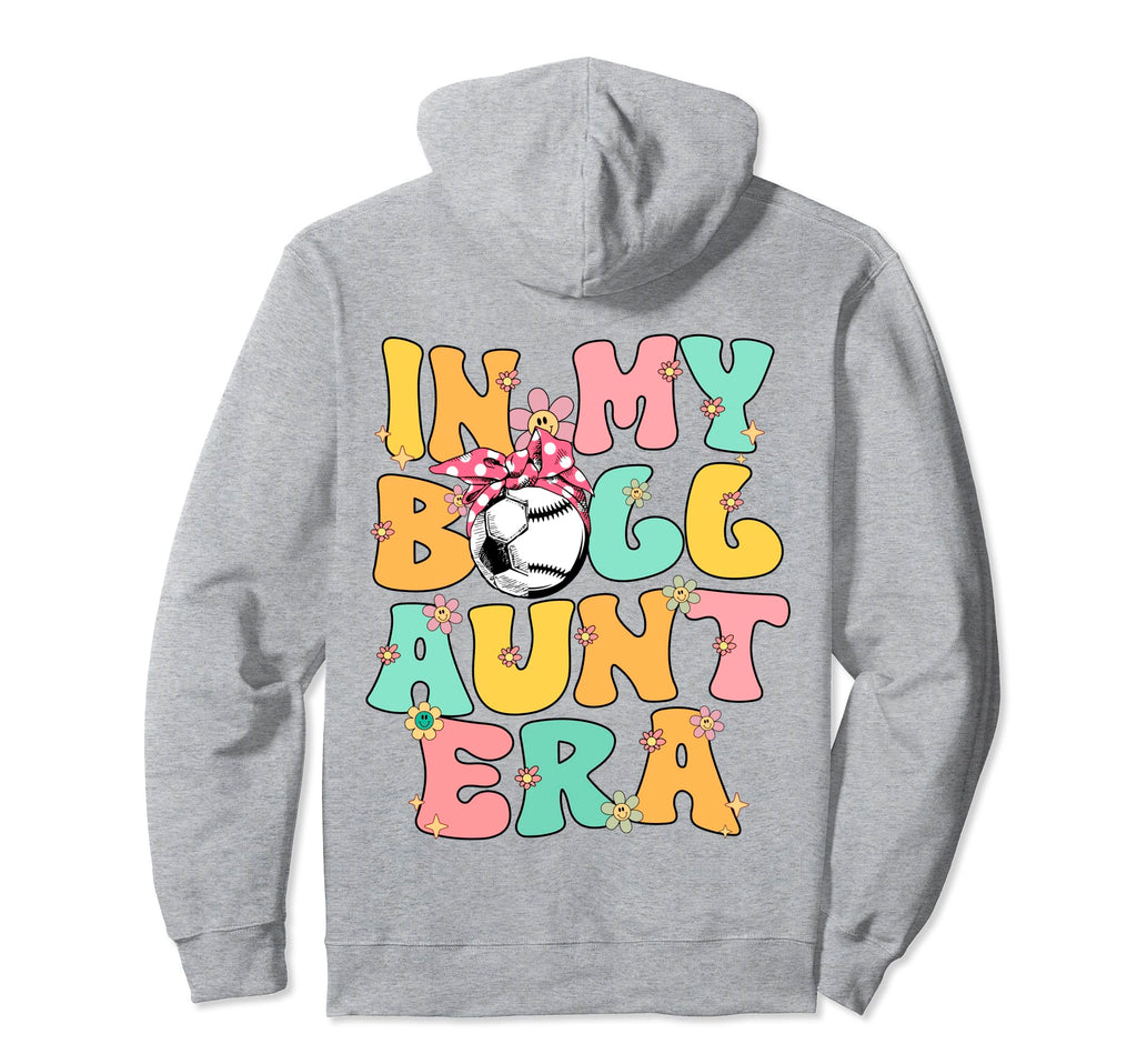 My Ball Aunt Era Groovy Baseball Hoodie - Custom Art Print for Adults