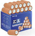California Basics - 8 Pack - Self Adhesive Bandage Wraps - 3 Inch by 5 Yards Non Woven Self Adhesive Bandage Wrap, Brown Athletic Tape for Wrist, Hand & Ankle Wrap, Premium-Grade Medical Bandage Tape