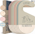 Baby Clothes Dividers For Closet - Wooden Baby Clothes Organizer Dividers for Boy & Girl, 8 Baby Closet Dividers by Size - Ideal Clothing Organizers