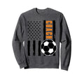 Usa Flag Soccer Coach Funny Soccer Sweatshirt - Fun Novelty Design Unisex