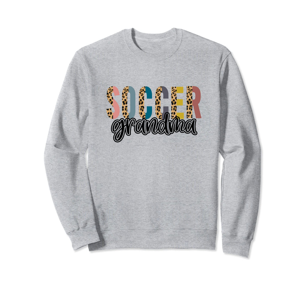 Soccer Grandma Leopard Cheetah Sweatshirt - Minimalist Print Men Women