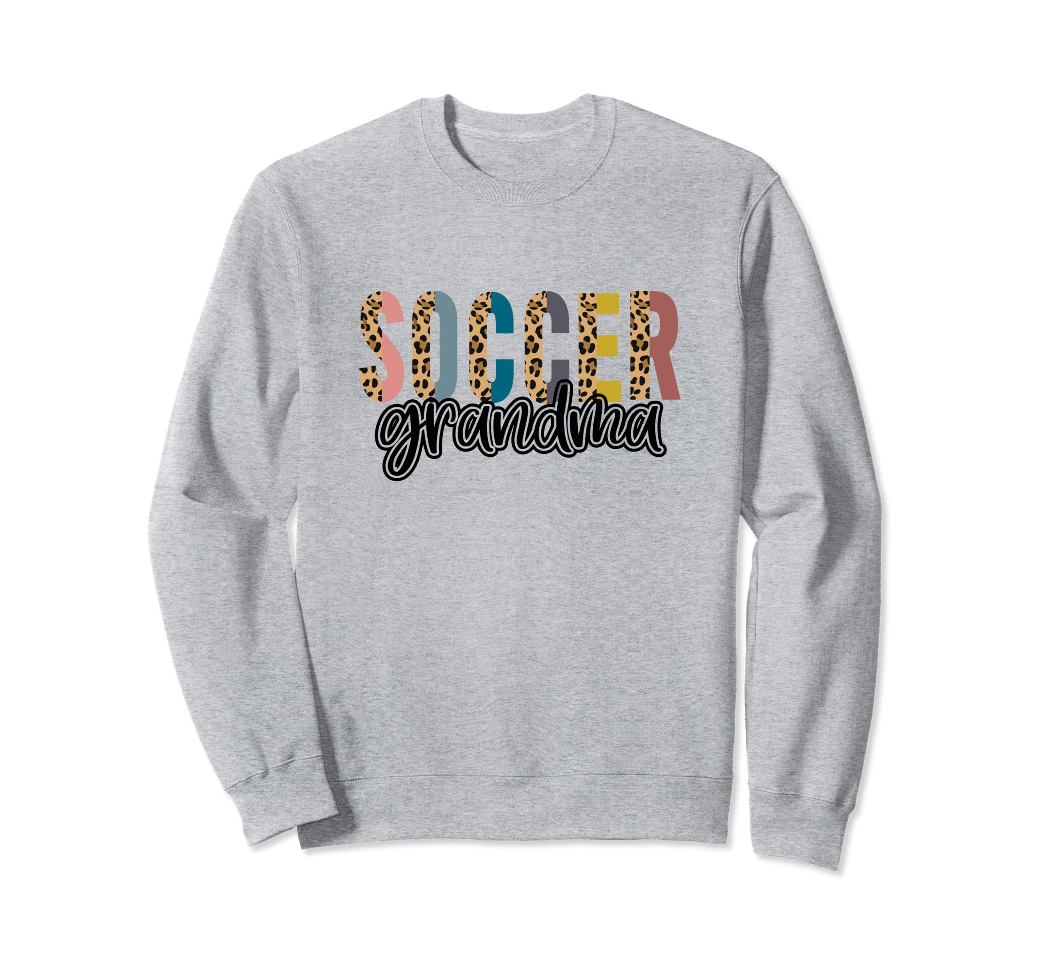 Soccer Grandma Leopard Cheetah Sweatshirt - Minimalist Print Men Women