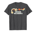 Groovy Script Funny Soccer Grandma T-Shirt - Unique Graphic Men Women